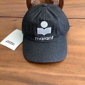 Isabel Marant Tyron Cap with Embroidered Logo